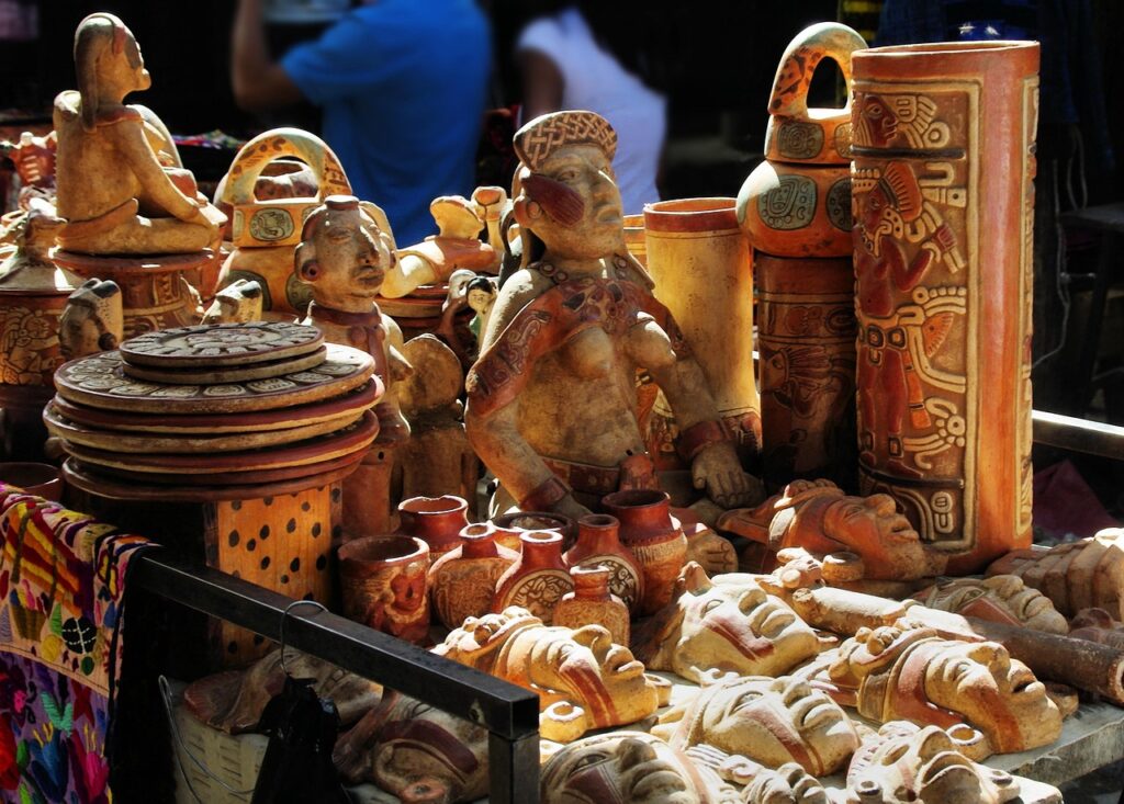 guatemala, chichicastenango, market, et al, figurines, statues, ethnic, guatemala, guatemala, guatemala, guatemala, guatemala