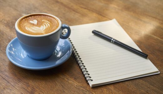 coffee, pen, notebook, open notebook, empty notebook, caffeine, cup, cafe, coffee cup, latte, latte art, cappuccino, morning coffee, coffee break, beverage, coffee, coffee, coffee, coffee, coffee