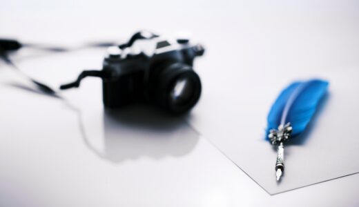 camera, quill, paper, feather, blue feather, silver quill, writing, news, journalism, pen, report, quill, quill, quill, quill, quill, blue feather