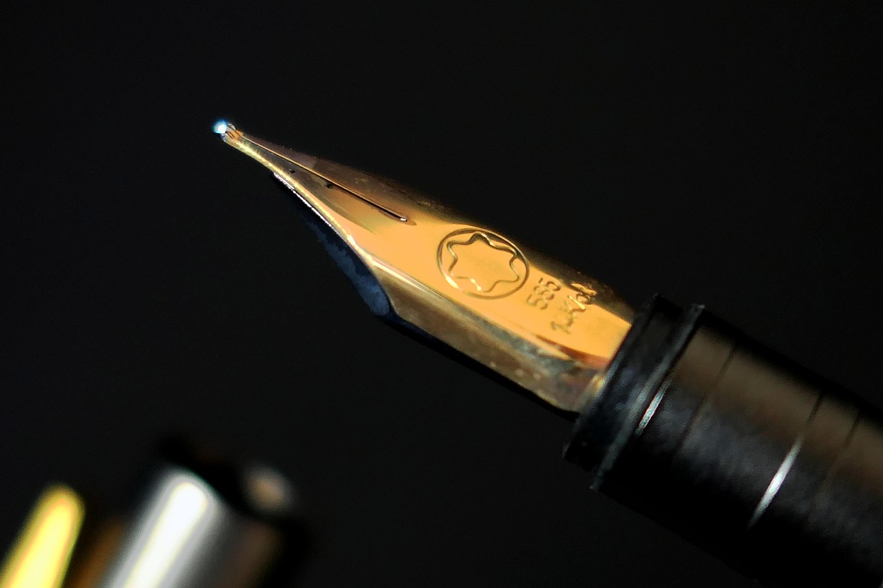 writing implement, ink pen, fountain pen, pen, write, notebook, write down, note