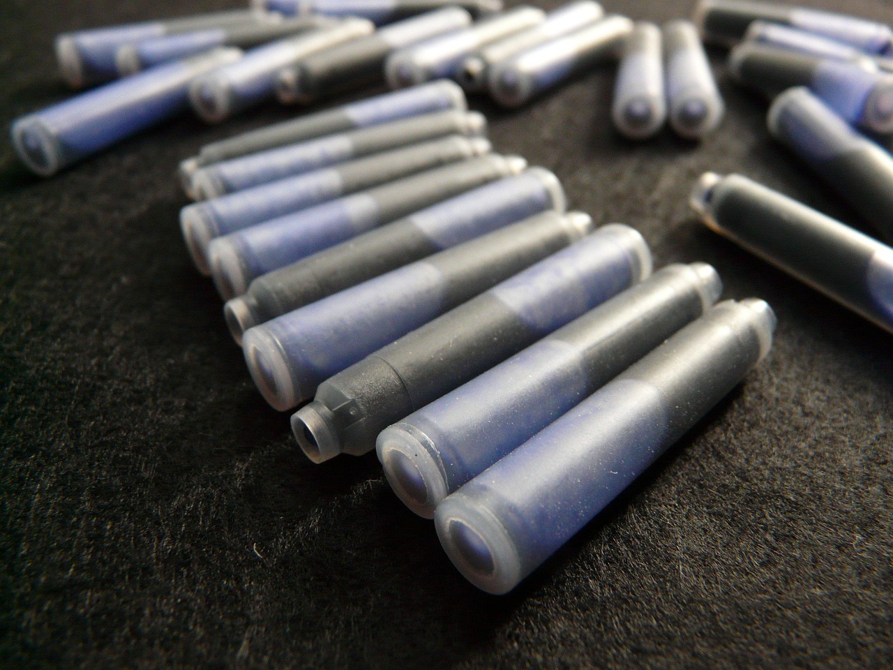 ink cartridges, ink, write, ink pen, blue