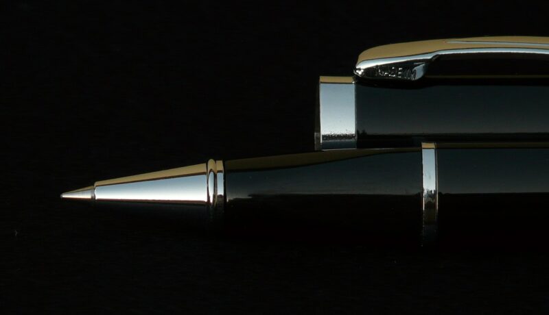 ballpoint pen, pen, office, write, office accessories, lid, writing pen, ink, office supplies, ink pen, black