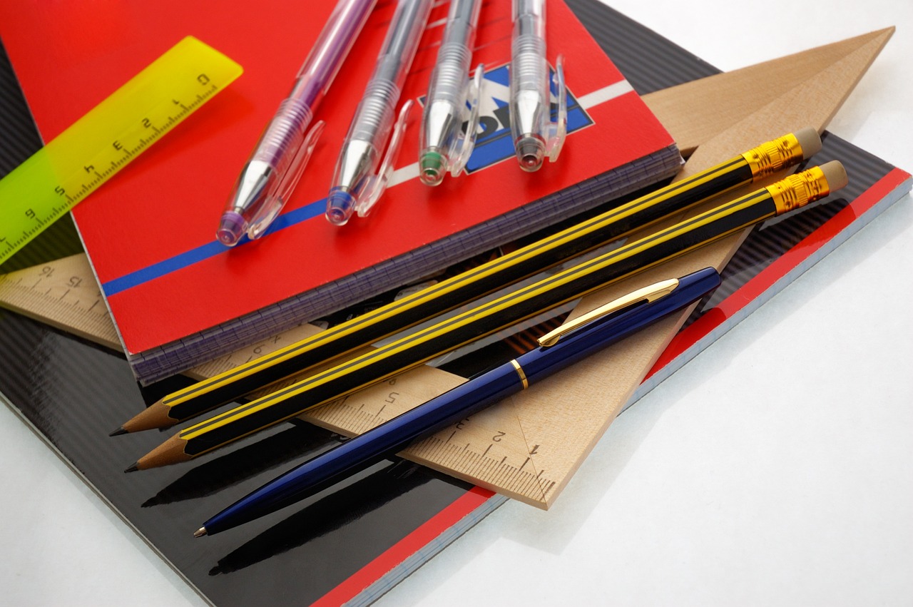 pencils, ruler, notebook, education, spiral, paper, notes, writing, office, pad, student, school, binder, pen, set, lines, sketching, supplies, square, object, sketch, studying, triangle, easer, school, binder, binder, binder, binder, binder, easer