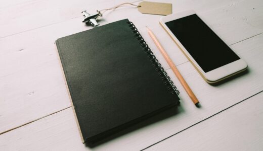black, notebook, pencil, mobile, phone, technology, touchscreen, table